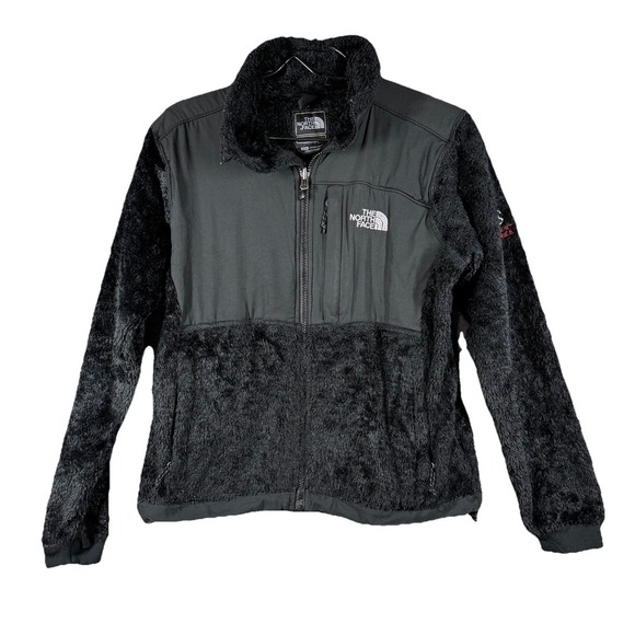 The North Face Jacket Womens Small Black‎ Polartec Fleece Full Zip Summit Series - Picture 1 of 8